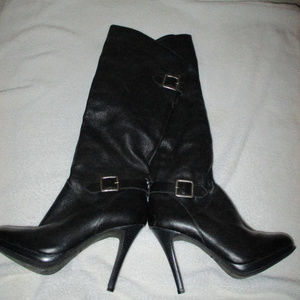 leather boots by cathy jean